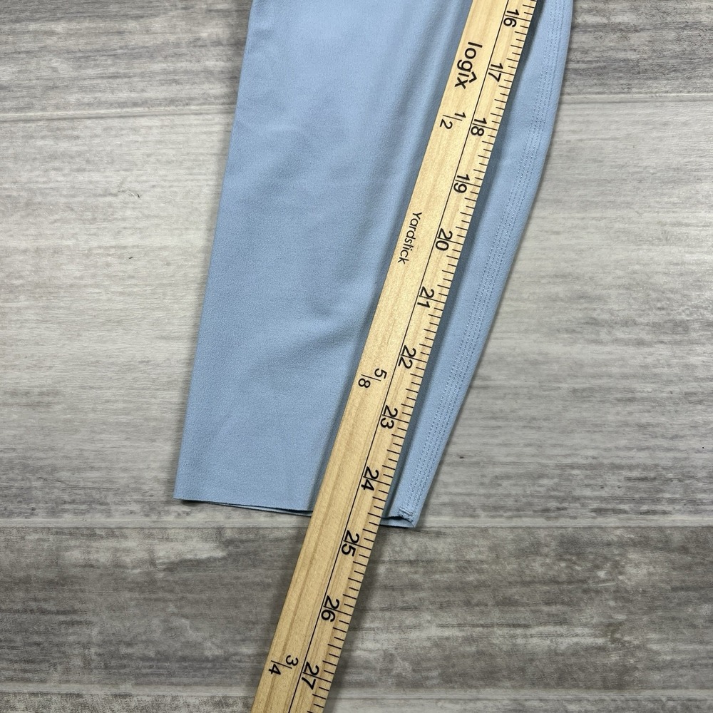 Nike Dri-Fit Zenvy High Waisted 7/8 Leggings DQ6015-441 Light Blue Women's Small - Picture 8 of 10